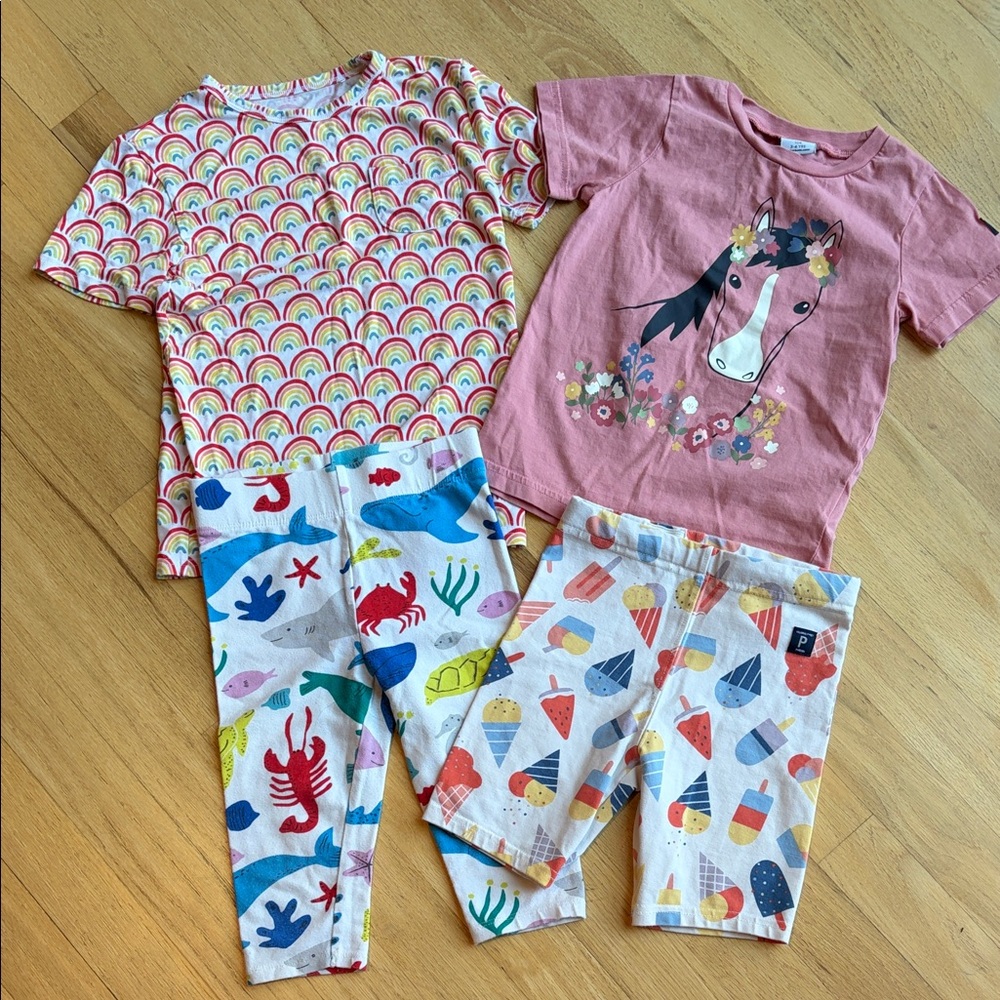Mini Boden, Polarn, Little Sleepies summer bundle, 3-4Y